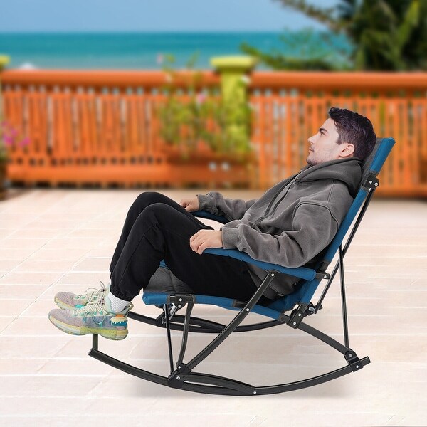 Folding Rocking Camping Chair Foldable Rocking Chair - Bed Bath