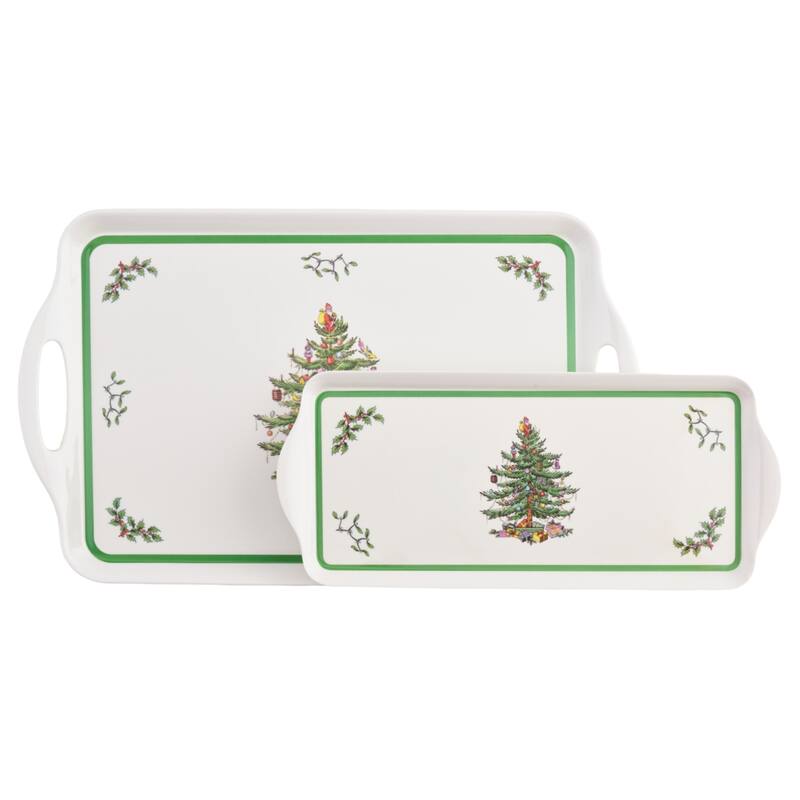 Pimpernel Christmas Trays Set - Christmas Tree