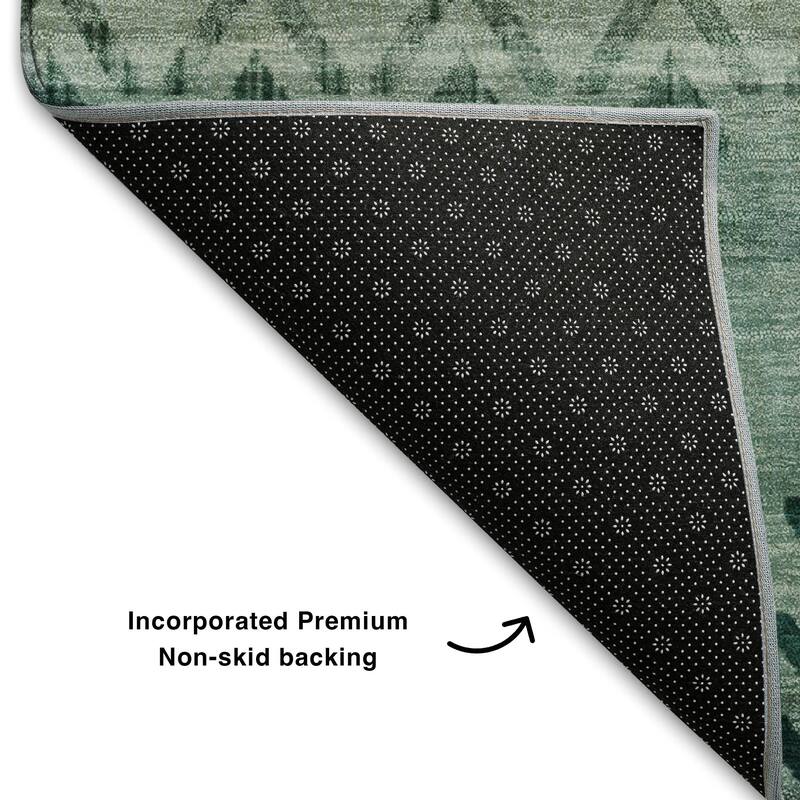 Premium Washable Super Soft Boho Ombre Mayfield Rug