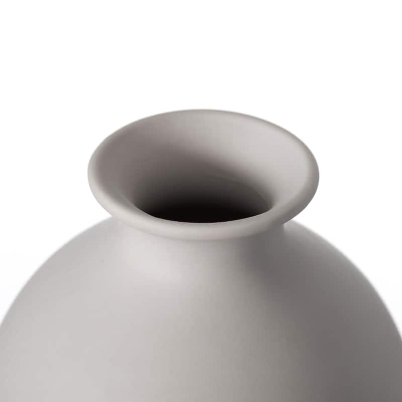 Modern Inkwelll Bottle Shaped Ceramic Table Vase Flower Holder