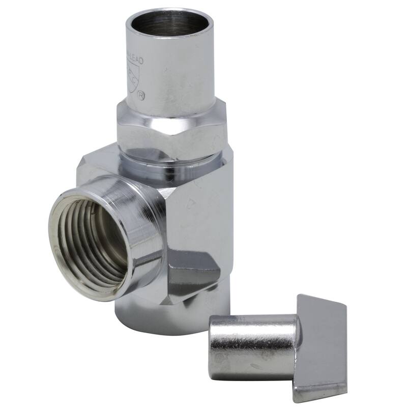 PROFLO 1/2" x 1/2" IPS Commercial Supply Stop - Chrome