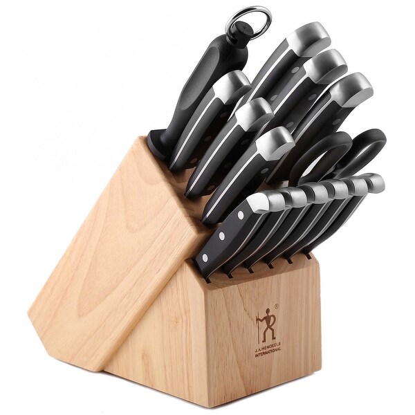 J.A. Henckels 13550-005 International Statement Knife Block Set, 15 Piece
