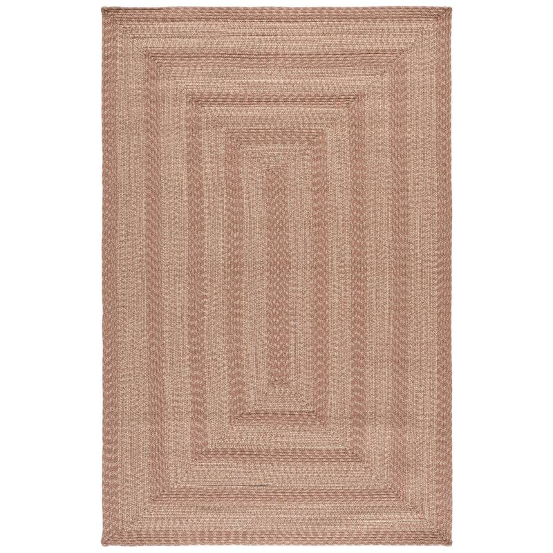 SAFAVIEH Handmade Braided Fatimah Washable Indoor/Outdoor Rug - Weather Resistant & Easy Cleaning - 5' x 8' - Beige