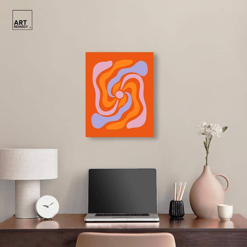 To Paste the Petals Canvas by Art Remedy, Gallery Wrapped