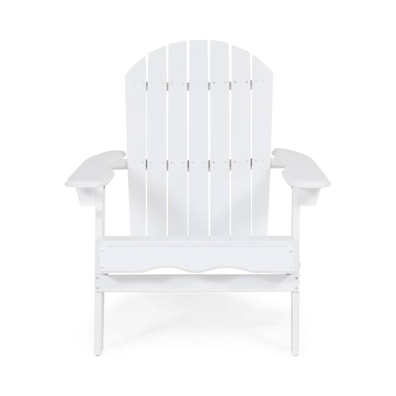 Hanlee Outdoor Rustic Acacia Wood Folding Adirondack Chair (Set of 2) by Christopher Knight Home