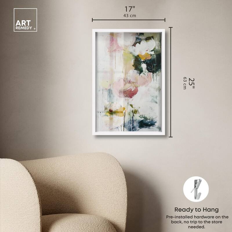 Dripping Colors IV Shadowbox by Art Remedy