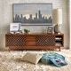 preview thumbnail 3 of 13, Lifestorey Mason Mid-century Geometric TV Stand