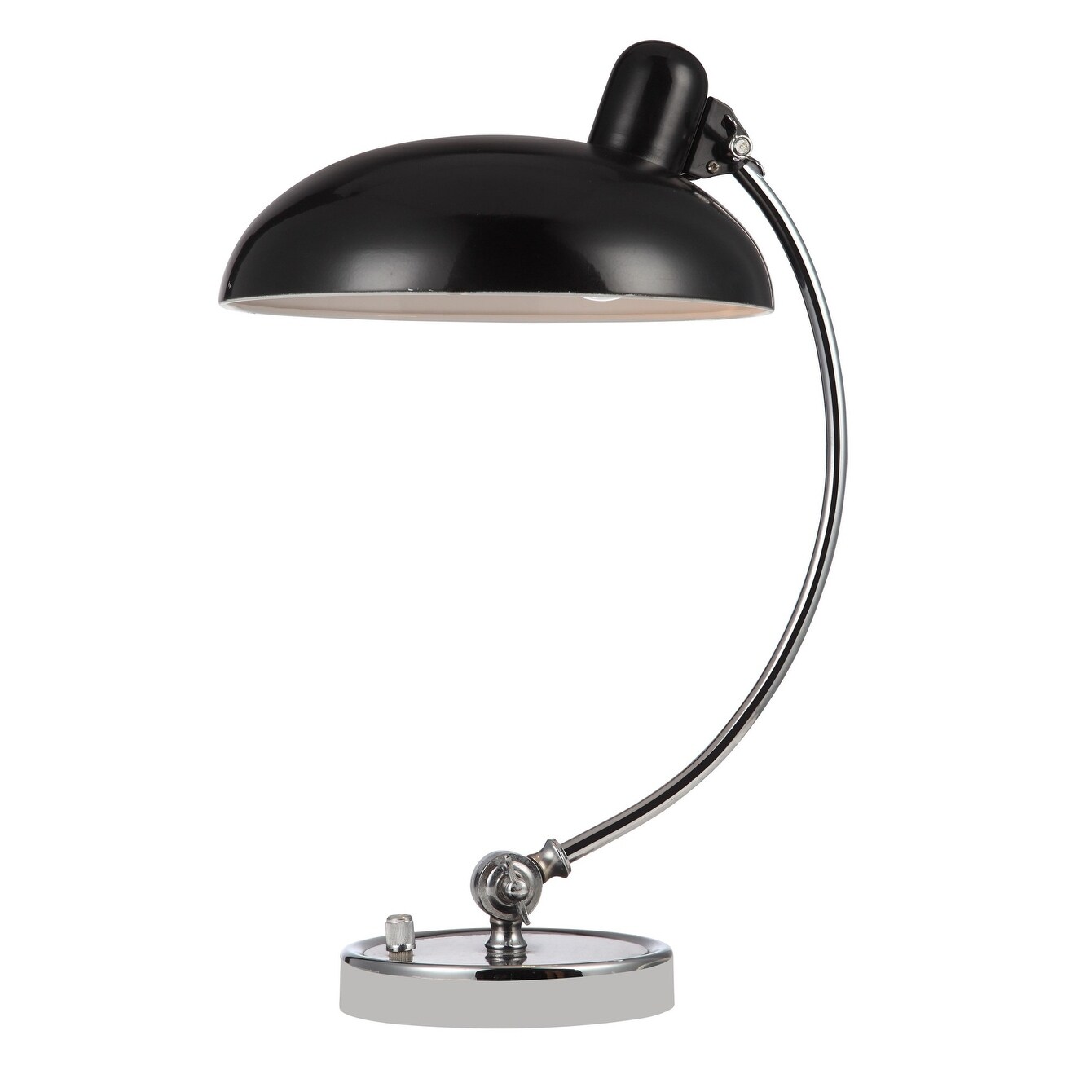 arc black table lamp