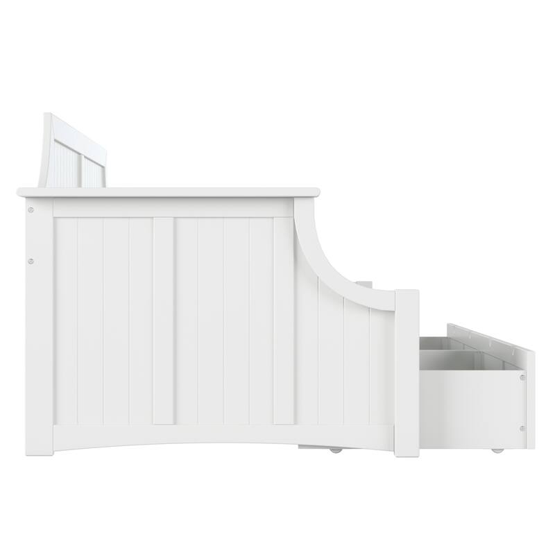 Cambridge Twin Wood Daybed with Set of 2 Drawers