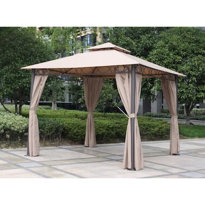 St. Kitts 10-foot Double-vented Canopy Gazebo