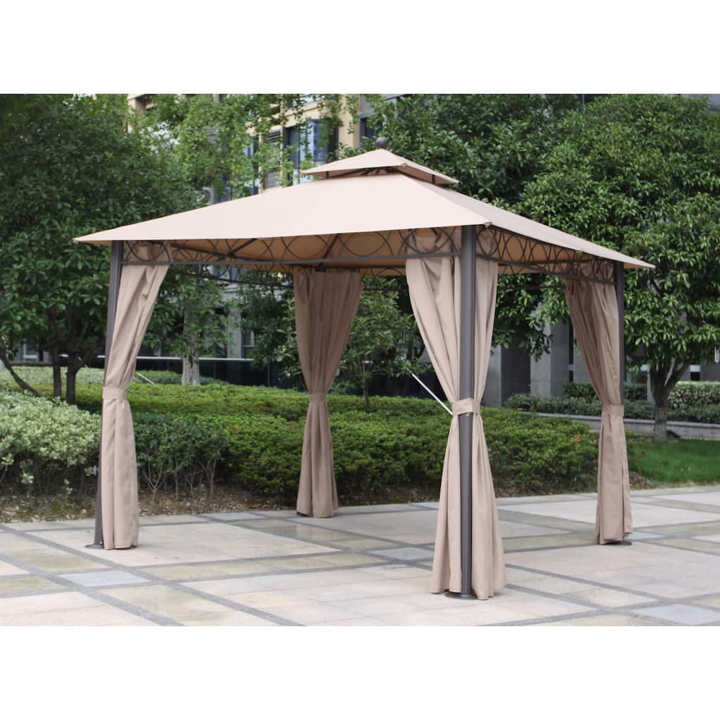 St. Kitts 10-foot Double-vented Canopy Gazebo