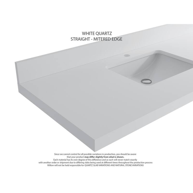 Willow Collections 30 in. W x 22 in. D Aberdeen Single Sink Bathroom Vanity with Countertop