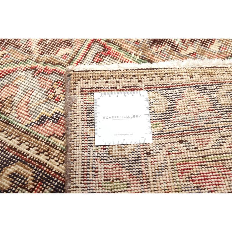 ECARPETGALLERY Hand-knotted Antalya Vintage Red Wool Rug - 9'9 x 13'1