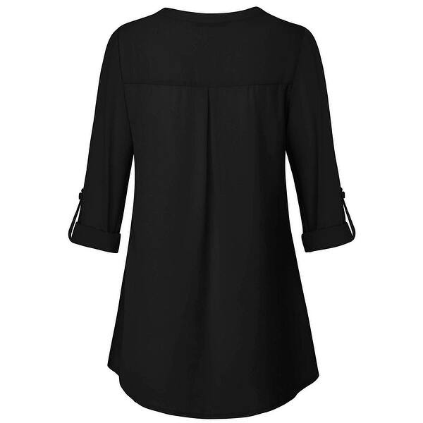 Shop Furnex Business Casual Tops For Women Womens Work Blouses Black Size X Large Overstock 29117189