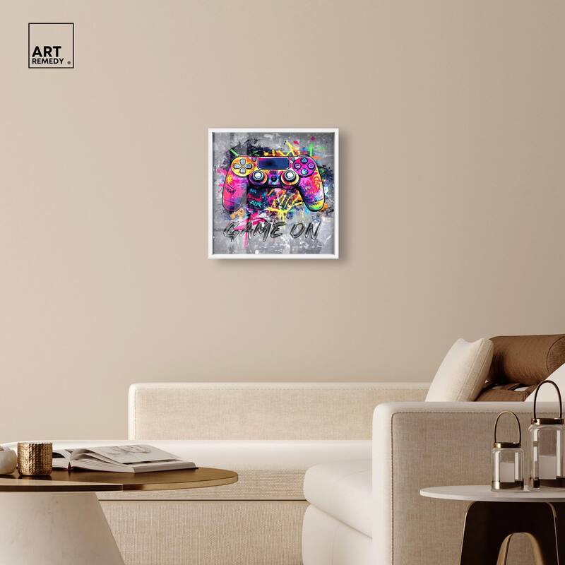 Game On Shadowbox by Art Remedy