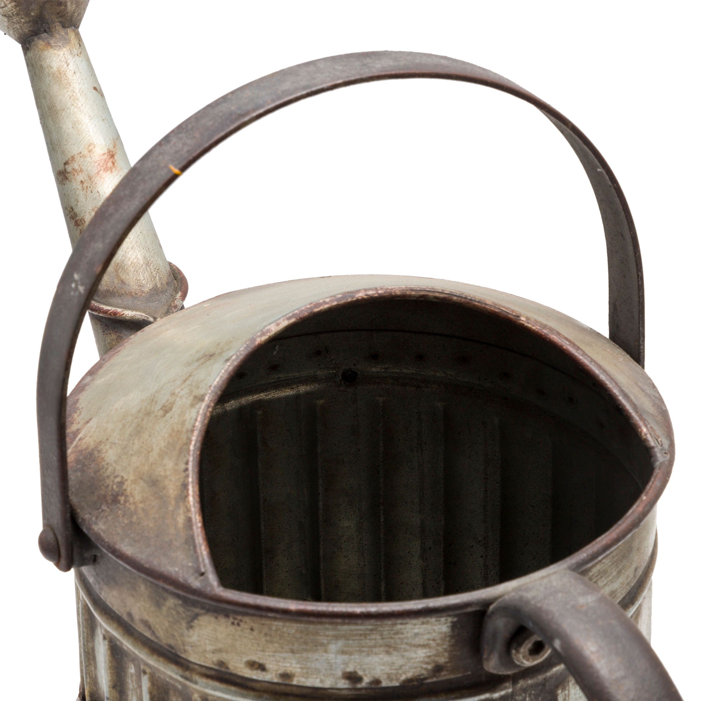 Alpine Corporation 12 Tall Vintage Style Decorative Metal Watering Can with  Rustic Finish