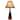 Clemente 29.5" Height Meta/Wood Table Lamp in Mica/Black/Wood Finish