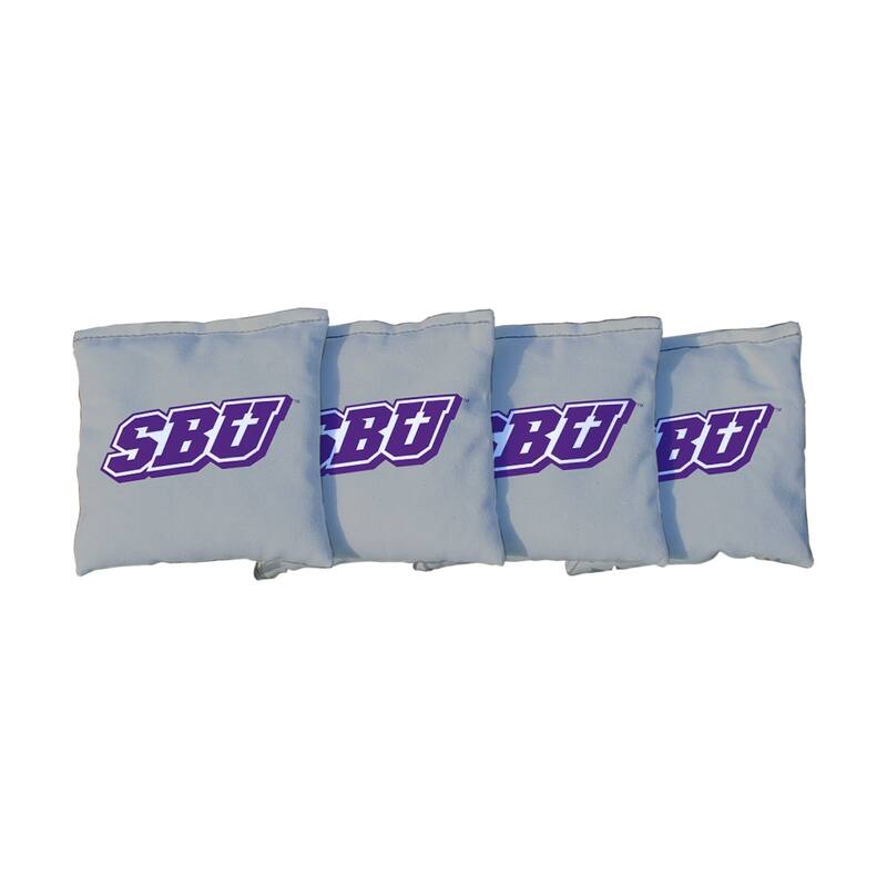 Southwest Baptist Bearcats Cornhole Bags Grey - Corn Filled