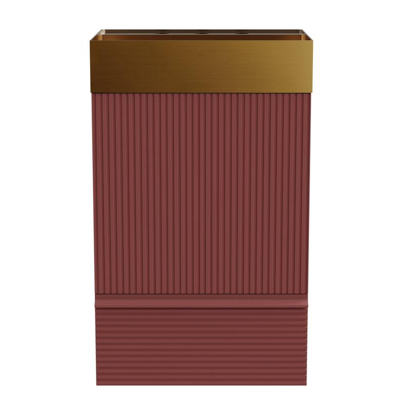 20"Bathroom Vanity with Stainless Steel Sink