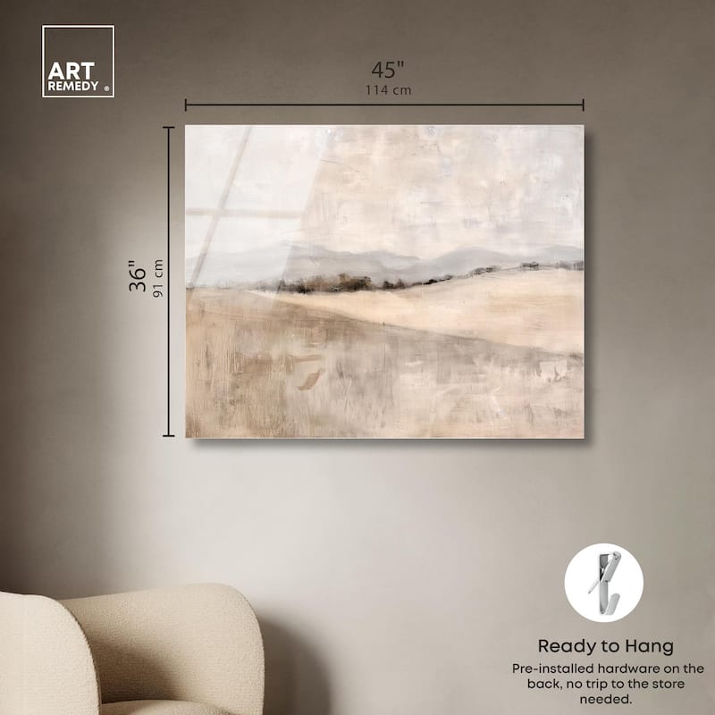 Distant Hills II Acrylic by Art Remedy, Ready to Hang