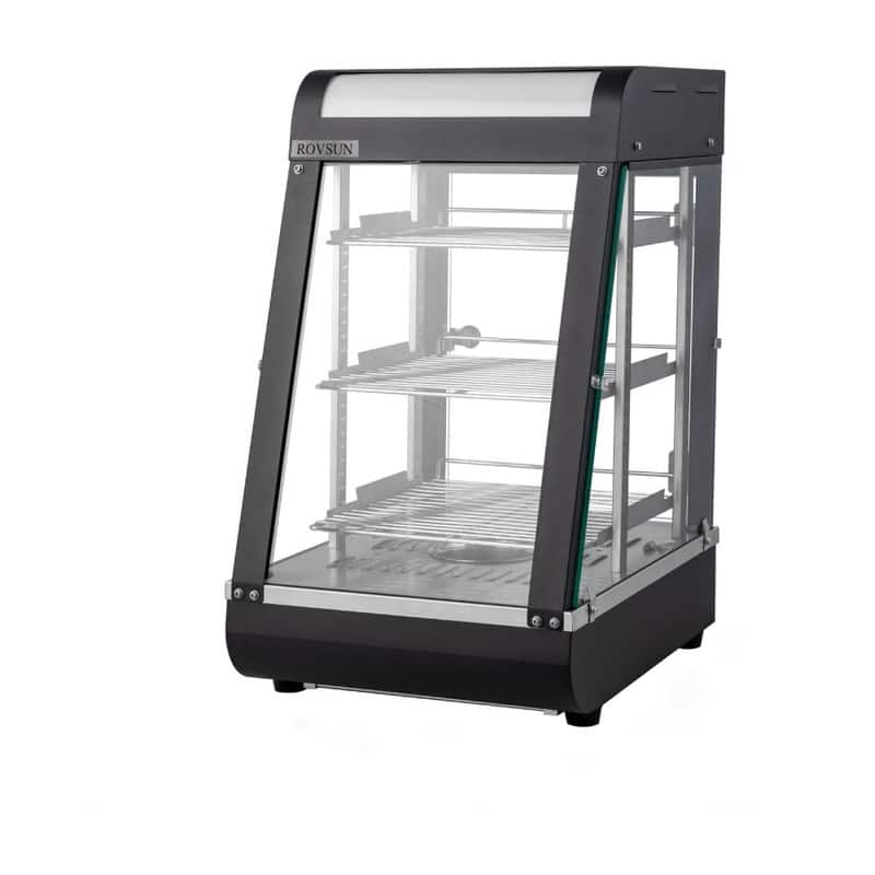 3-Tier 15" 1000W Commercial Food Warmer Display - Black