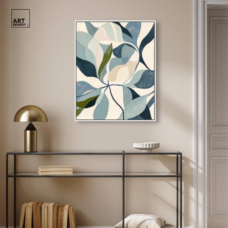 Woven Botanicals II Canvas by Art Remedy