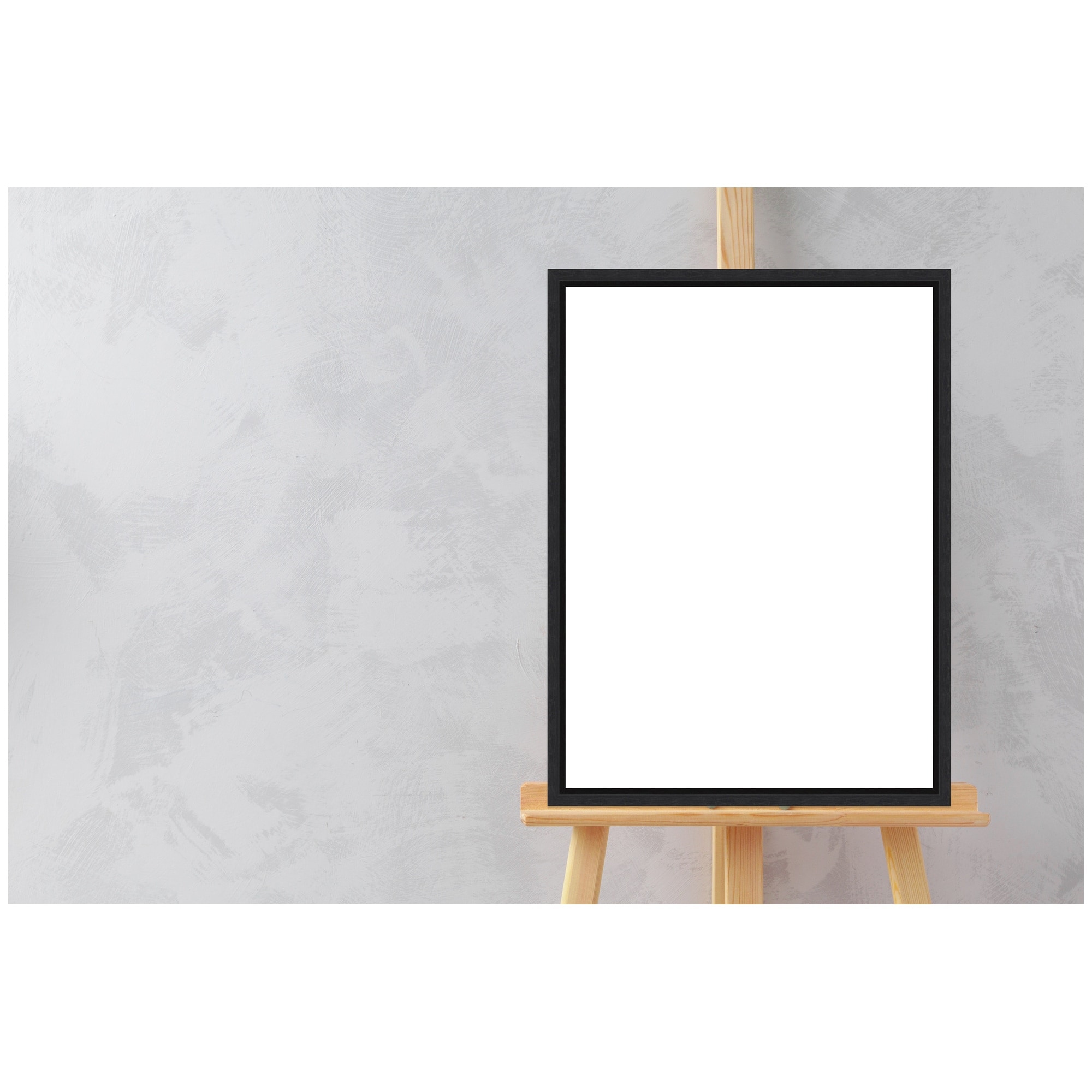 Kate and Laurel Sylvie Black Blank Framed Canvas DIY Wall Art Set