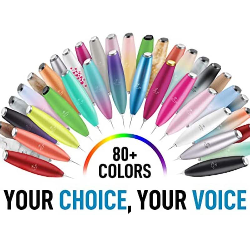 Zulay Kitchen Powerful Milk Frother Handheld Foam Maker for Lattes