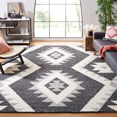 SAFAVIEH Handmade Casablanca Magdeline Rustic Boho Wool Rug
