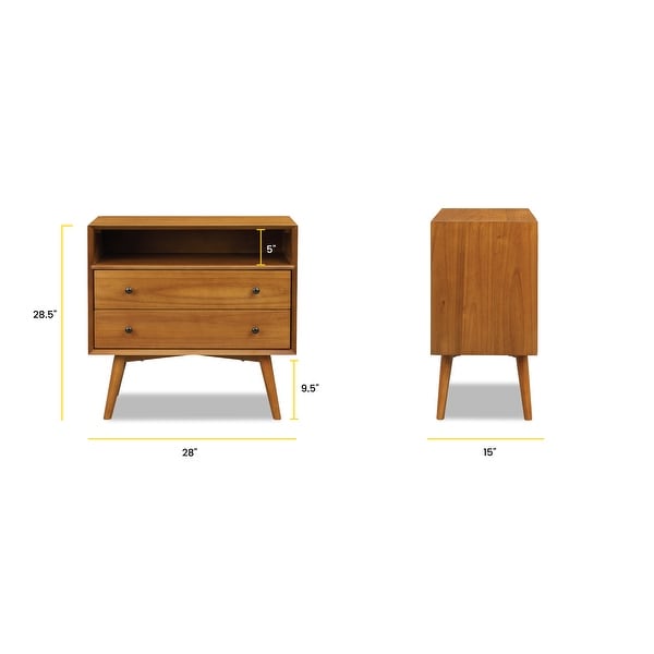 Mid century store grand nightstand