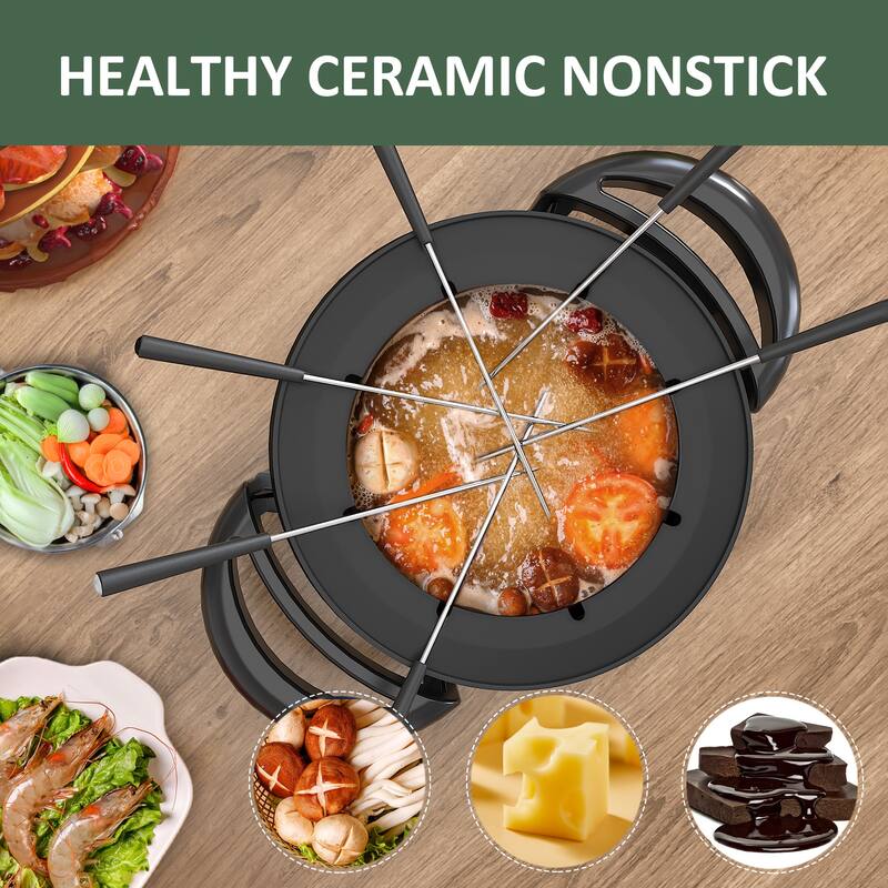 Electric Fondue Pot Set