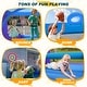 preview thumbnail 5 of 7, 15.3'x 12' Large Bounce House 840D Oxford Inflatable Bouncers for 6 Kids with Blower & Slide - 15.3'x 12'