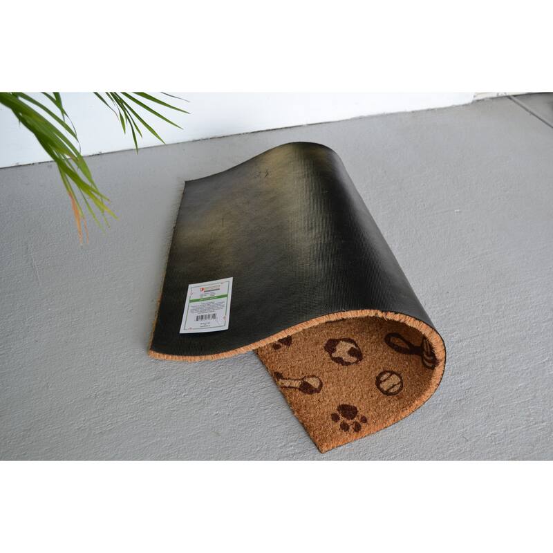 Puppy Outdoor Coir Non Skid Doormat