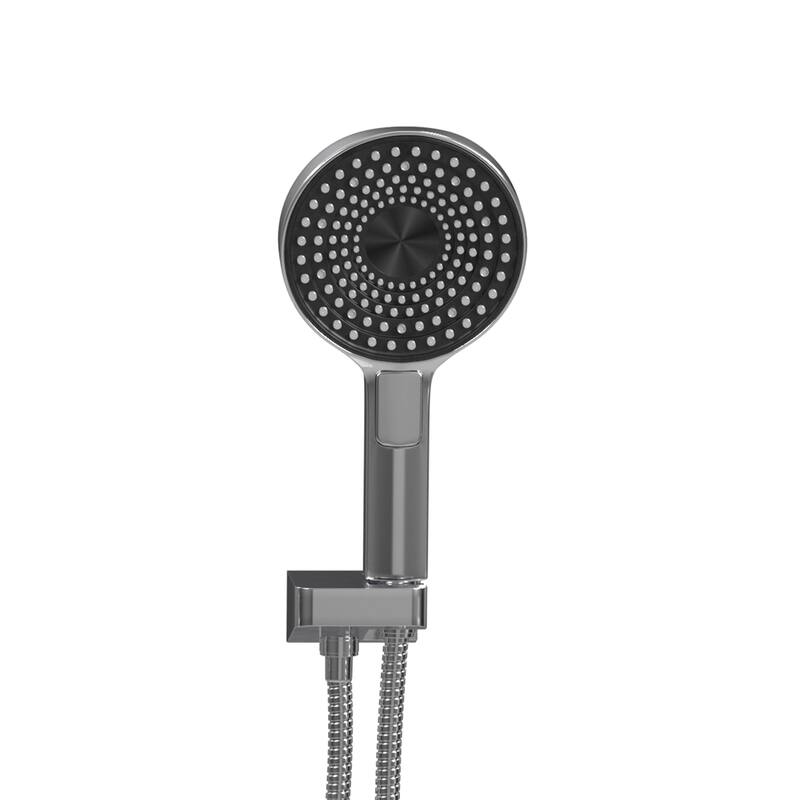 Olimpia 12-in Rain Showerhead Combo Shower System with Multi-function Handshower and Pressure Balanced Mixing Valve Chome