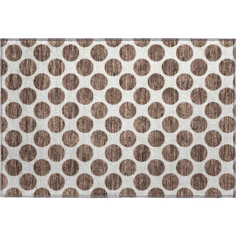 Premium Washable Super Soft Geo Dots Mayfield Rug