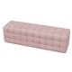 preview thumbnail 7 of 9, 2-Pcs Tufted Upholstered Platform Wooden Bedframe with Ottoman, Pink