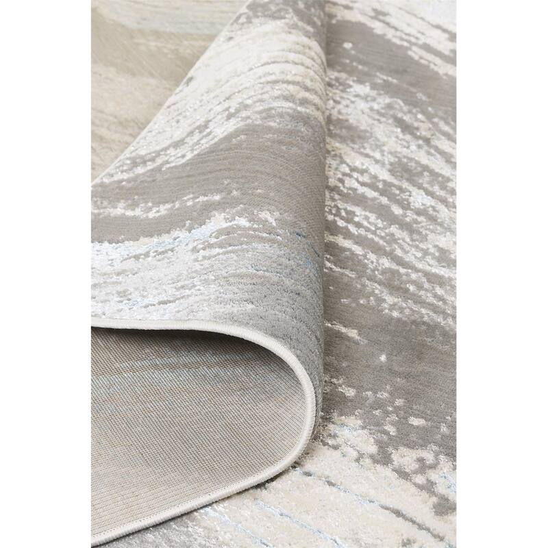 Zaxe Abstract Area Rug By HomeRoots - 9' x 12'