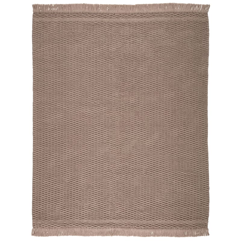 Caburan Indoor/ Outdoor Solid Textured PET Yarn Area Rug by Havenside Home - 8'X10' - Dark Taupe