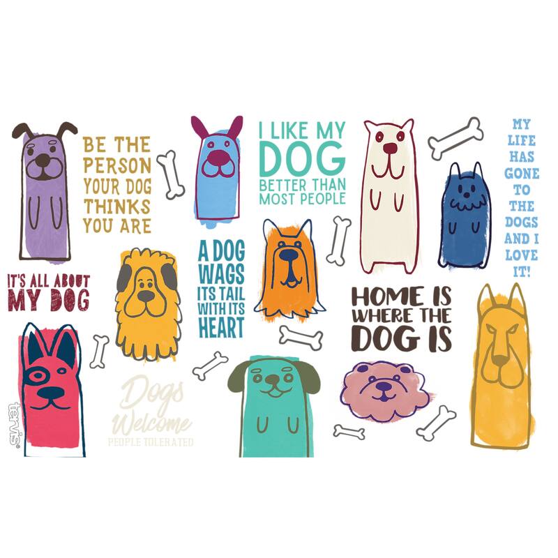 Tervis Dog Sayings Made in USA Double Walled Insulated Travel Tumbler, Classic - 16oz
