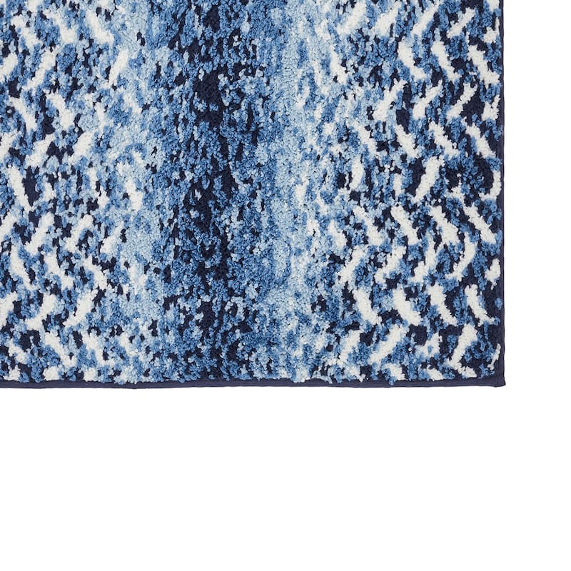Better Trends Casablanca Collection 100% Micro Polyester Soft Plush & Absorbent Water Machine Washable 2 Piece Bath Rug Set