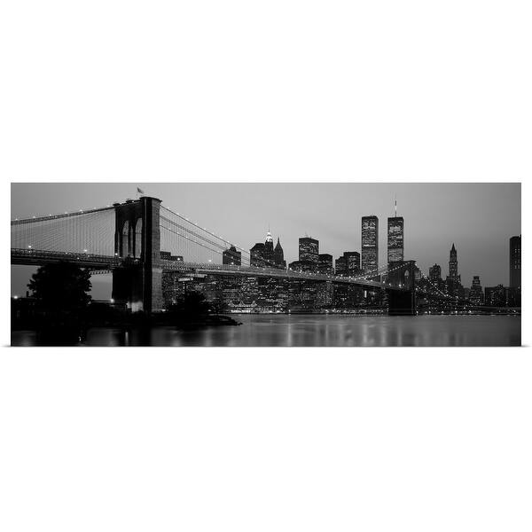 New York Brooklyn Bridge Poster Print Overstock