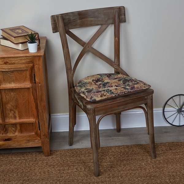 slide 2 of 15, Klear Vu Multicolor Cabernet Dining Chair Cushion Set