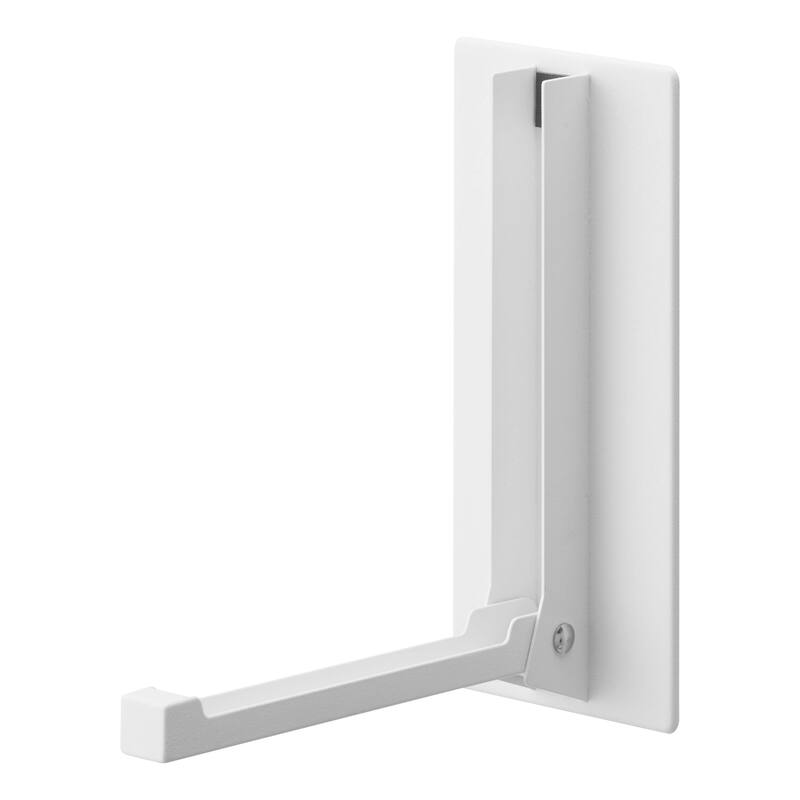 Yamazaki Home Magnetic Folding Hook, Steel, Holds 3.3 lbs - L 6.5 x W 3.15 x H 7.09 inches - White