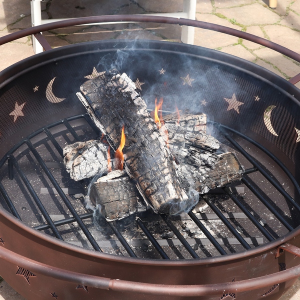 Weber outdoor sale fire pit