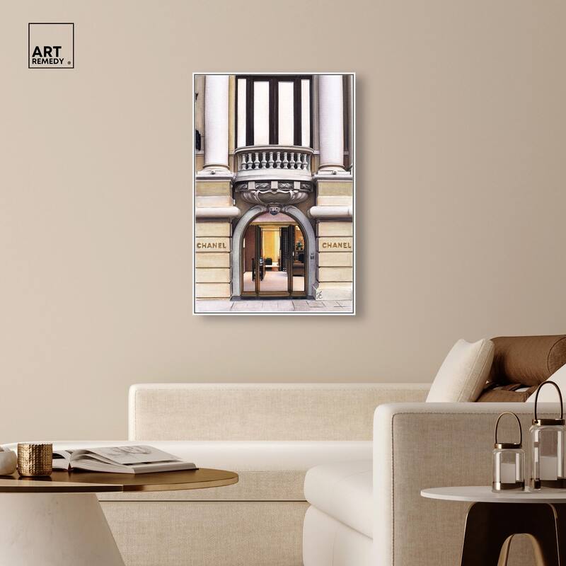Expensive Store in Paris Canvas by Art Remedy