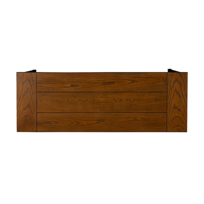 Powder Coated TV Stand With Shelves - 50" - Black