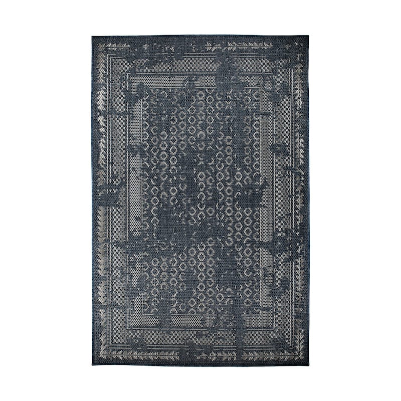Bohemian Border Indoor/Outdoor Area Rug