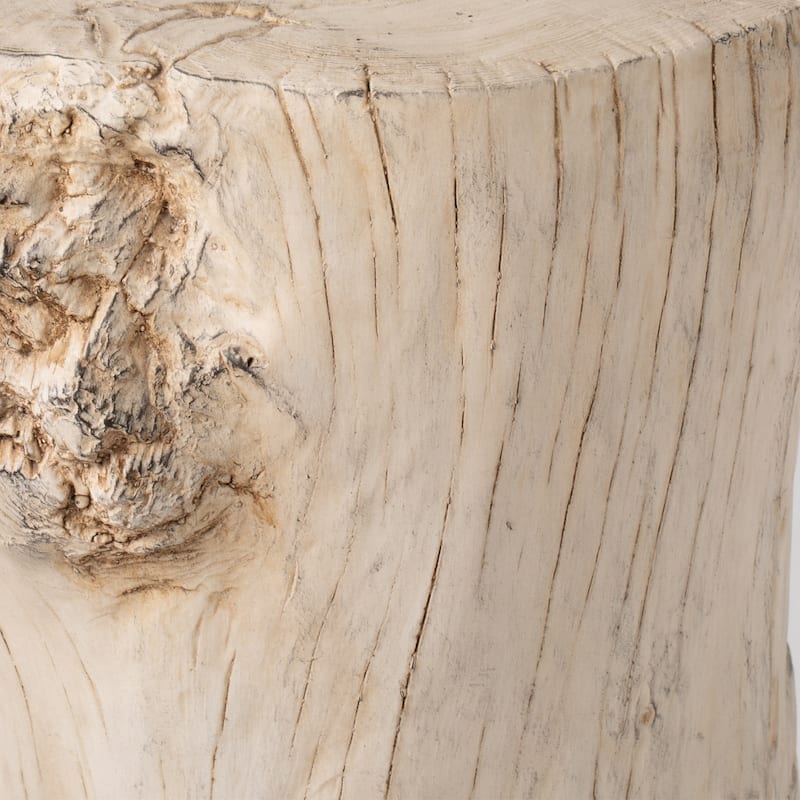 VENTOPYR MGO Faux Wood Tree Stump Cylinder Side Table - 1pc