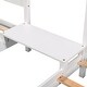 preview thumbnail 5 of 7, Cozy Triangular House Twin Bunk Bed with Built-in Table, Solid Wood Slats