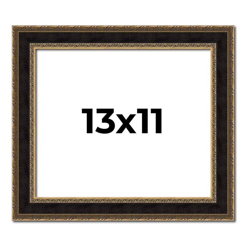13x11 Frame Gold Antique Vintage Sold Wood Picture Frame | 1.75 Inch
